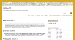 Desktop Screenshot of giftedtigers.org